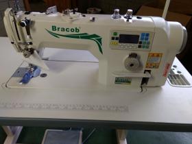 Máquina de Costura Reta Industrial Elétrônica c/ Direct Drive, 1 Agulha, Lubrif. Automática, BC9421-D4 - Bracob