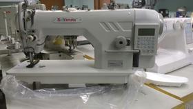 Máquina de Costura Reta Industrial Eletrônica c/ Direct Drive 550w, de potencia, completa, 12 meses garantia - Yamata