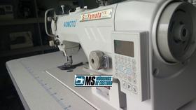 Máquina de Costura Reta Industrial Eletrônica c/ Direct Drive, Corte de Linha, Lubrif. Automática, 5000ppm, 550W - Yamata