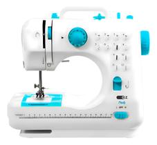 Máquina De Costura Reta Oz Sm1010 Portátil 12 Pontos Branca