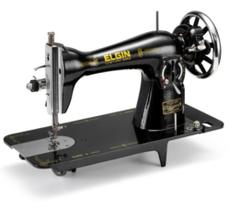 Máquina De Costura Reta Pretinha Elgin B3 Estrutura De Ferro
