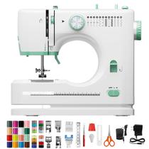 Máquina de Costura Rxmeili Mini Portátil com 12 Pontos e Kit