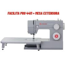 Máquina de Costura Singer Facilita Pro 4411 Cinza Completa Com Mesa extensora + Pedal + Acessórios