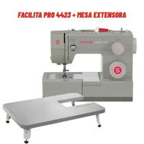 Máquina de Costura Singer Facilita Pro 4423 Cinza Completa Com Mesa extensora + Pedal + Acessórios