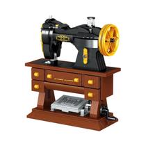 Máquina De Costura Vintage Blocos De Montagem 3D Modelo DIY Para Crianças E Adultos Brinquedo De Máquina De Costura Vintage Blocos De Montagem 3D Modelo DIY Para Crianças E Adultos Brinquedo De
