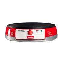 Máquina de Crepe Elétrica Ariete Party Time Retrô Vermelha 1100W 220V - Antiaderente e Compacta Máquina de Crepe Elétrica Ariete Party Time Retrô Vermelha 1100W 220V - Antiaderente e Compacta
