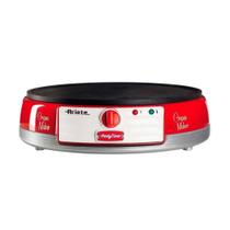 Máquina De Crepe Elétrica Ariete Party Time Retrô Vermelha 1100w - Antiaderente E Compacta 220V Máquina De Crepe Elétrica Ariete Party Time Retrô Vermelha 1100w - Antiaderente E Compacta 220V