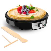 Máquina de crepe elétrica e fogão para grelhar Nutrichef 30cm Máquina de crepe elétrica e fogão para grelhar Nutrichef 30cm