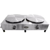 Máquina de Crepe Francês a Gás 2 Discos Linha Profissional Ademaq