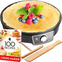 Máquina de crepe G&M Kitchen Essentials elétrica antiaderente de 30 cm Máquina de crepe G&M Kitchen Essentials elétrica antiaderente de 30 cm
