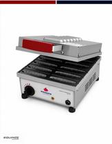 Máquina de Crepe Suíço Progás PRK12 12 Cavidades 220V Crepeira Elétrica Profissional em Aço Inox Máquina de Crepe Suíço Progás PRK12 12 Cavidades 220V Crepeira Elétrica Profissional em Aço Inox
