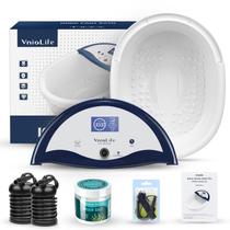 Máquina de desintoxicação dos pés VnioLife com 2 eletrodos, timer e LCD