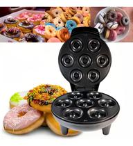 Máquina De Donuts 110v Elétrica 7 Unidades Antiaderente 750w