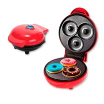 Maquina De Donuts Café Da Manhã Capacidade Para Mini Rosquinha Elétrica Portátil