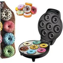 Máquina de Donuts Elétrica 110V para 7 Rosquinhas Antiaderente 750W Confeitaria King Imports