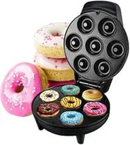 Máquina De Donuts Elétrica Portátil Antiaderente 110V Mini Rosquinhas Confeitaria Máquina De Donuts Elétrica Portátil Antiaderente 110V Mini Rosquinhas Confeitaria