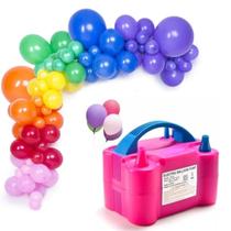 Maquina de Encher Balões Bexigas Inflador Elétrico Ideal para Festas Eventos Aniversários