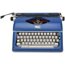Máquina de Escrever Manual Clássica Royal 79106B Azul Máquina de Escrever Manual Clássica Royal 79106B Azul