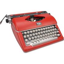 Máquina de escrever manual clássica Royal 79120q vermelha