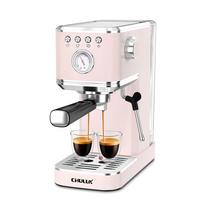 Máquina de Espresso CHULUX com Bomba de 20 Bar e Espumador de Leite Rosa Máquina de Espresso CHULUX com Bomba de 20 Bar e Espumador de Leite Rosa