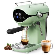 Máquina de Espresso Nesskoko Semi Automática 20 Bar Verde Máquina de Espresso Nesskoko Semi Automática 20 Bar Verde