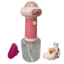 Maquina de Espuma Banho Sabao Pet Cachorro Cao Gato Dispenser Shampoo Automatico Escova Masssageadora USB Bateria Recarregavel Limpeza Cuidado Seguro