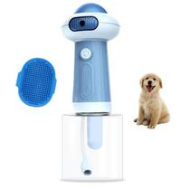 Maquina de Espuma Sabao Banho Pet Cao Cachorro Gato Felino Dispenser Shampoo Automatico Escova Massageadora USB Bateria Recarregavel Cuidado Higiene L