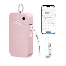Máquina de Etiquetas Portátil ORGSTA S001 com Bluetooth - Fita Rosa