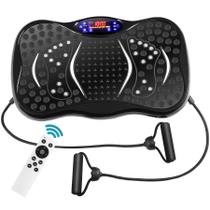 Máquina de exercícios com placa vibratória, plataforma vibratória para exercícios de corpo inteiro, drenagem linfática, máquina de suporte vibratório Power Waver para perda de peso em casa e exercícios físicos (mini) Máquina de exercícios com placa vibratória, plataforma vibratória para exercícios de corpo inteiro, drenagem linfática, máquina de suporte vibratório Power Waver para perda de peso em casa e exercícios físicos (mini)