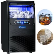 Máquina de Fabricar Gelo Profissional Automática 40 Kg em Inox 220V