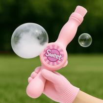 Máquina de Fazer Bolhas com Fumaça Infantil Recarregável