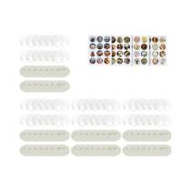 Máquina De Fazer Distintivos DIY Para Crianças, Kit Portátil De Botões Com 48 Padrões