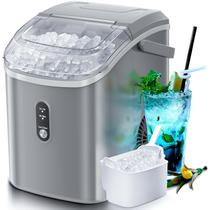 Máquina de fazer gelo Antarctic Star Nugget 34 kg/24h, cinza autolimpante