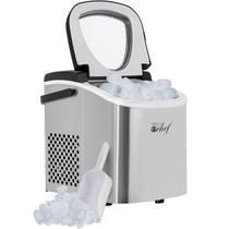 Máquina de fazer gelo de bancada Deco Compact 12 kg em aço inoxidável