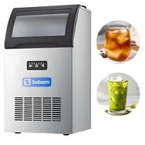 Máquina De Fazer Gelo Industrial Profissional Automática Restaurante 65 Kg dia 220v Unica no Mercado