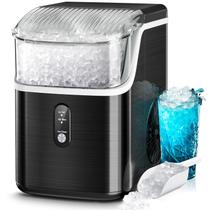Máquina de fazer gelo Kismile Nugget Countertop 35 libras/dia, autolimpante Máquina de fazer gelo Kismile Nugget Countertop 35 libras/dia, autolimpante