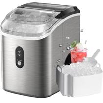Máquina de fazer gelo Nugget Totnz Countertop, autolimpante, 15 kg/24h