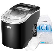 Máquina de Fazer Gelo Portátil VIVOHOME - 27 Libras/Dia - Compacta e Preta