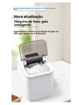 Maquina De Fazer Gelo Profissional Portátil 110V Com APP Maquina De Fazer Gelo Profissional Portátil 110V Com APP
