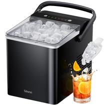 Máquina de fazer gelo Silonn Countertop portátil e autolimpante 1,8 L