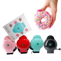Maquina de Fazer Mini Donuts Elétrica Compacta Revestimento Antiderrapante Culinária 7 Compartimentos