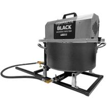 Máquina de Fazer Salgados Compacta Black Masseira Inox 5kg Com Queimador