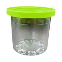 Máquina De Fazer Sorvete NINJA CREAMI NC299AMZ NC300s Com Copos E Jarros De Armazenamento Com Tampas Máquina De Fazer Sorvete NINJA CREAMI NC299AMZ NC300s Com Copos E Jarros De Armazenamento Com Tampas