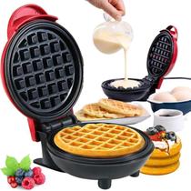 Máquina de Fazer Waffle Doces Rosquinhas café da manhã Assadeira Mini Bundt Cake Maker Premium (220, Volts)