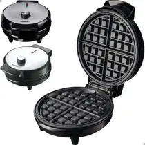 Máquina De Fazer Waffle Grill Panqueca Elétrica Best 220v e 127v Máquina De Fazer Waffle Grill Panqueca Elétrica Best 220v e 127v