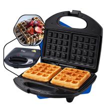 Máquina De Fazer Waffle Massa Pronta Mini Grill Elétrica 750w Sanduicheira Liege Mini Dash Assar Panqueca Portátil Compacta Antiaderente A