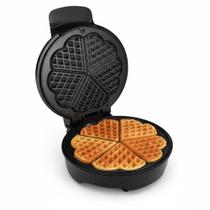 Máquina de Fazer Waffle Panqueca 220v Formato Coração 800w