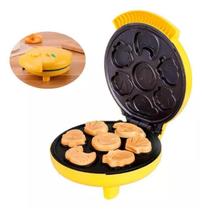 Maquina De Fer Mini Cake Bolinhos Automatico Amarelo 220V
