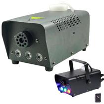 Maquina De Fumaça 600w 3 Leds Rgb Com Controle QC-002