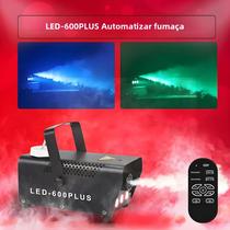 Máquina De Fumaça Automática LED-600PLUS Para Festas Disco Com Controle Remoto Para DJ, Ideal Para